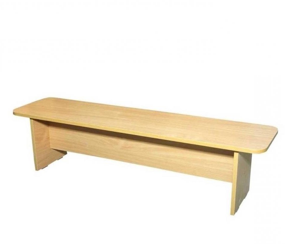 Дитяча лава з заокругленими кутами, матеріал каркасу - ЛДСП, для роздягальні в дитячих садочках, АЛМАНТ, 1200х300х300 мм.